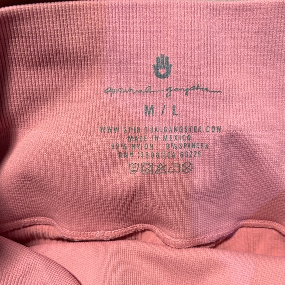 Spiritual Gangster Pink Leggings - Picture 2 of 7